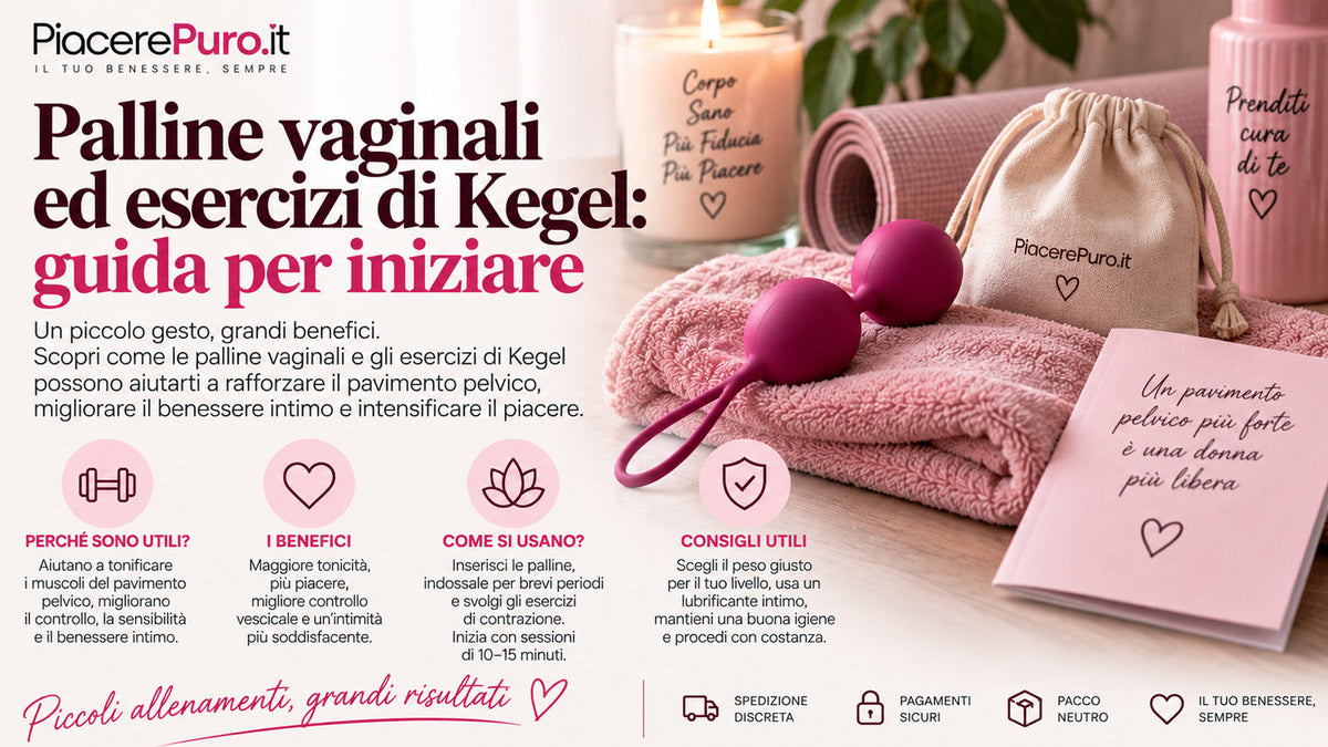Palline vaginali ed esercizi di Kegel: guida per iniziare