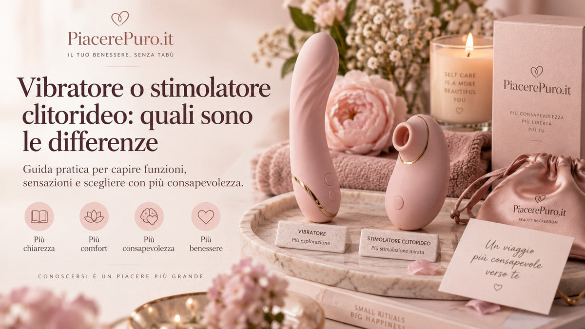 Vibratore o stimolatore clitorideo: quali sono le differenze