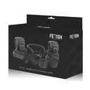 Imbracatura BDSM Fetish Submissive - Kit Bondage Posizione Master con 4 Manette in Neoprene