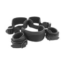 Imbracatura BDSM Fetish Submissive - Kit Bondage Posizione Master con 4 Manette in Neoprene
