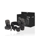 Imbracatura BDSM Fetish Submissive - Kit Bondage Posizione Master con 4 Manette in Neoprene