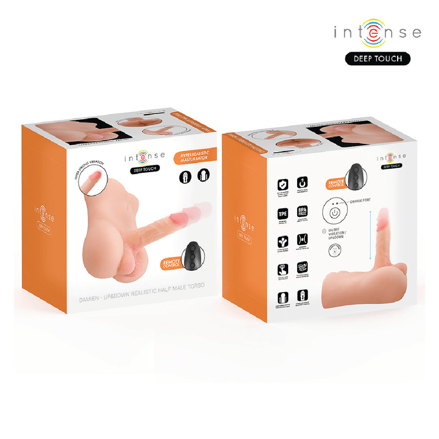 Intense Deep Touch Damien Torso Realistico con Spinta e Vibrazione 3,5 kg