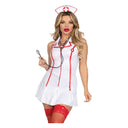 Leg Avenue Costume Capo Infermiera Bianco S/M con Accessori