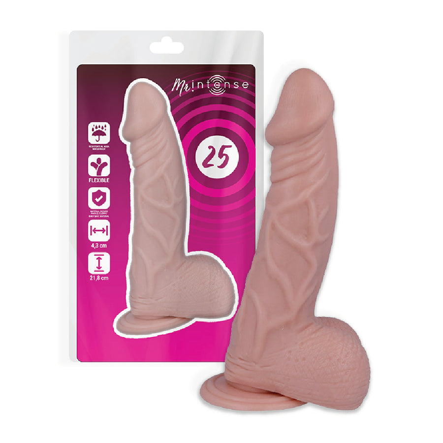 Mr Intense 25 Dildo Realistico con Ventosa 21,8 cm Ø 4,3 cm