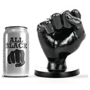 All Black Plug Anale a Forma di Pugno Nero 14 cm Ø 10 cm