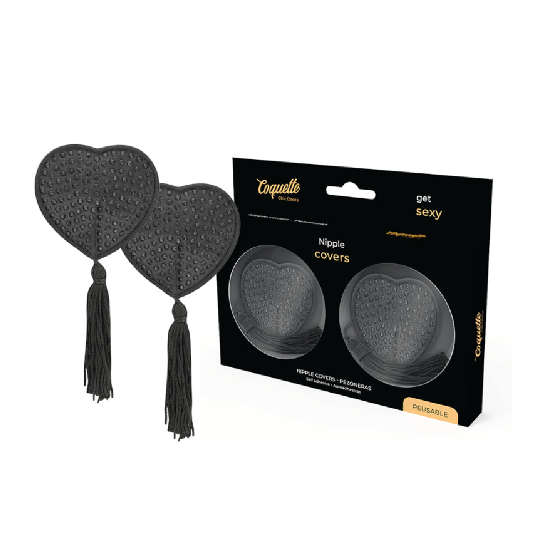 Coquette Chic Desire Copricapezzoli Neri Autoadesivi