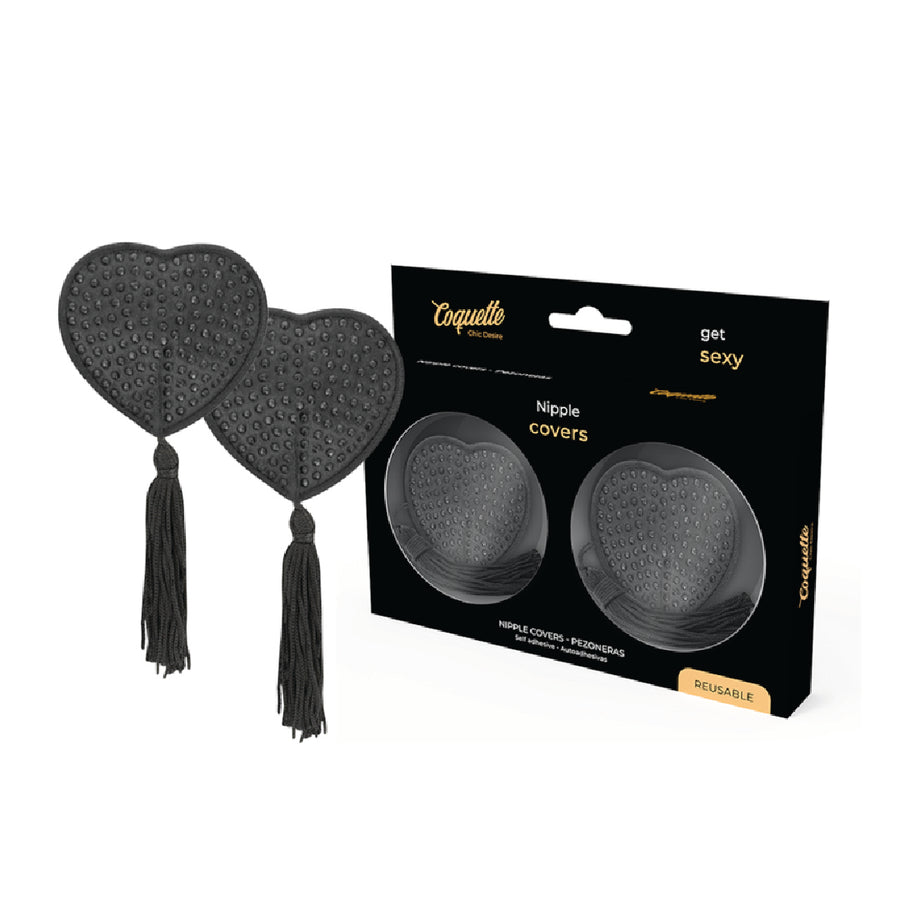 Coquette Chic Desire Copricapezzoli Neri Autoadesivi
