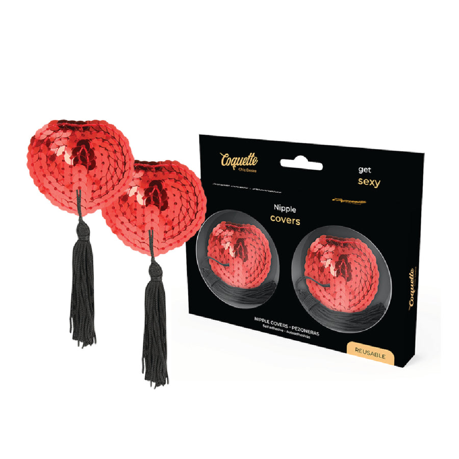 Coquette Chic Desire Copricapezzoli Rossi Autoadesivi