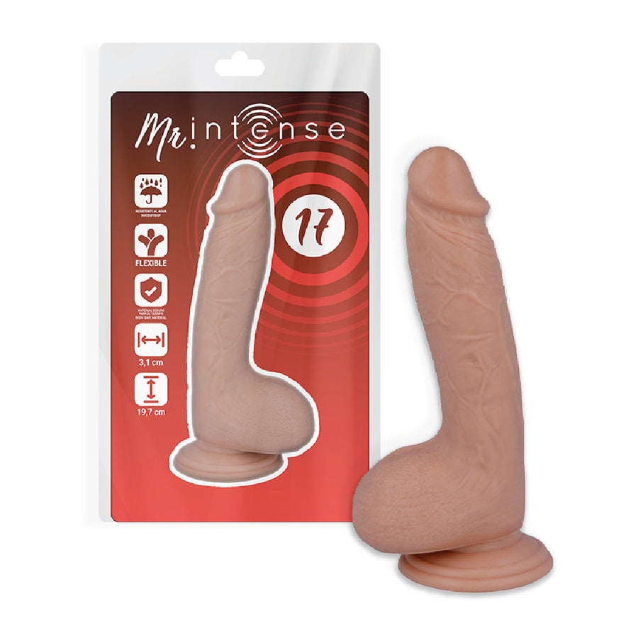 Mr Intense 17 Dildo Realistico con Ventosa 19,7 cm Naturale