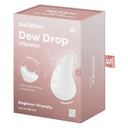 Satisfyer Dew Drop Bianco Vibratore Lay-On 2 Motori 12 Programmi