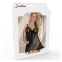 Subblime Teddy Nero con Pizzo Floreale e Trasparenze L/XL