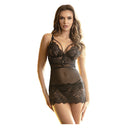 Subblime Babydoll Nero in Pizzo con Spalline Regolabili L/XL