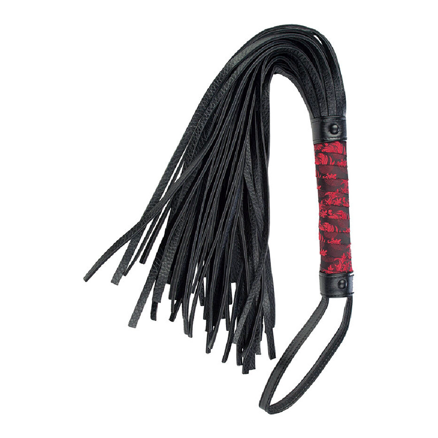 CalExotics Scandal Flogger Frusta BDSM Nera 37,5 cm