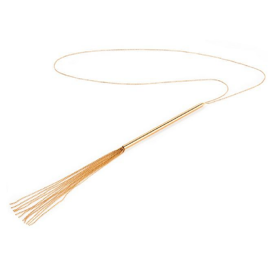 Bijoux Indiscrets Magnifique Collana in Metallo e Frusta BDSM
