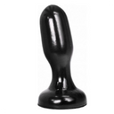 ALL BLACK Plug Anale 19,5 cm Ø 6 cm Nero in PVC