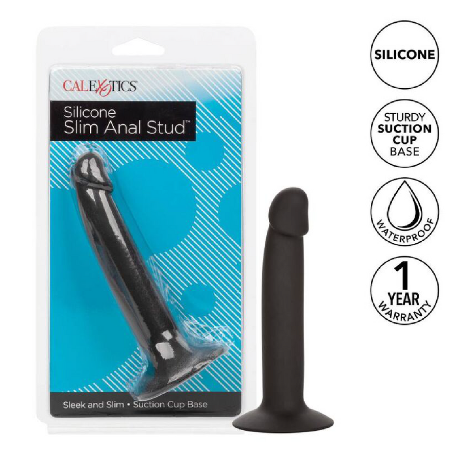 CalExotics Slim Anal Stud Sonda Anale Sottile in Silicone