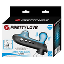 PRETTY LOVE Crane Guaina per Pene Gonfiabile con Airbag Nera