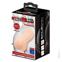 CRAZY BULL Masturbatore Realistico Vaginale in TPR Impermeabile