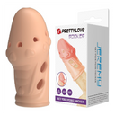 PRETTY LOVE Socker Guaina per Pene Testurizzata Natural