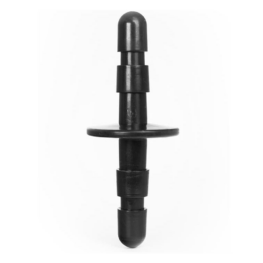 HUNG SYSTEM Doppia Spina Connettore per Sex Toys Nero 18 cm
