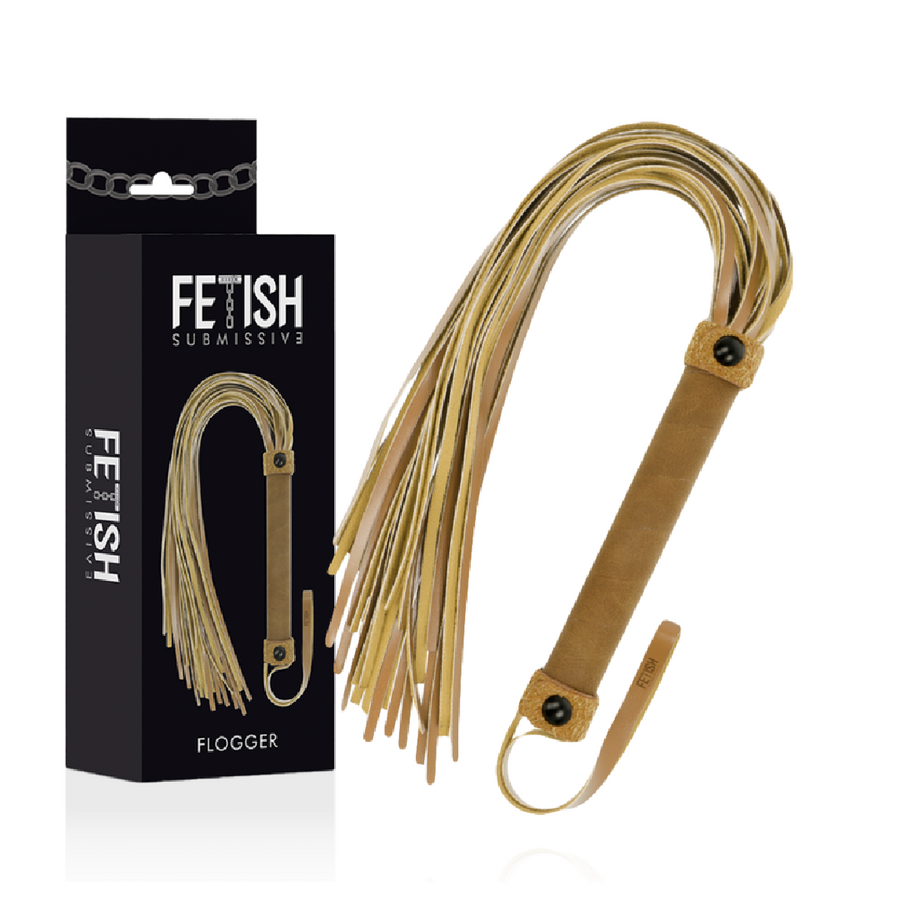 Fetish Submissive Origin Frusta BDSM in Pelle Vegana 28 cm