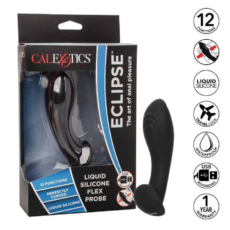 CalExotics Eclipse Sonda Anale Vibrante in Silicone Liquido