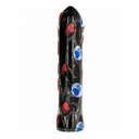 ALL BLACK Dildo Realistico Flessibile 22 cm Ø 5 cm Nero