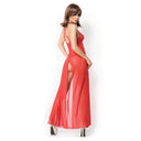 Chilirose CR 3883 Babydoll Lungo Rosso in Pizzo S/M