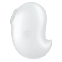 Satisfyer Cutie Ghost Bianco Air Pulse e Vibratore Lay-On IPX7