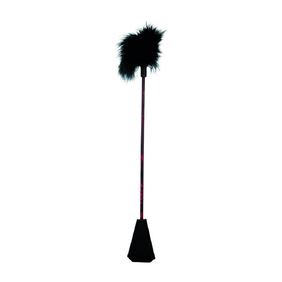 CalExotics Scandal Feather Crop Frusta BDSM con Piuma 53,25 cm