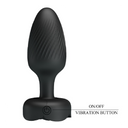 PRETTY LOVE Varian Plug Anale Vibrante LED Nero 10,8 cm
