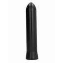 ALL BLACK Dildo Realistico Flessibile 22 cm Ø 5 cm Nero