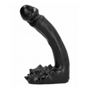 ALL BLACK Dildo Realistico Sottile Nero 19 cm Ø 3,5 cm