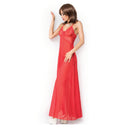 Chilirose CR 3883 Babydoll Lungo Rosso in Pizzo S/M