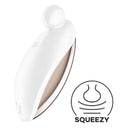 Satisfyer Spot On 2 Bianco Vibratore Lay-On 12 Programmi IPX7