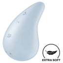 Satisfyer Dew Drop Blu Vibratore Lay-On 2 Motori 12 Programmi
