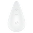 Satisfyer Dew Drop Bianco Vibratore Lay-On 2 Motori 12 Programmi