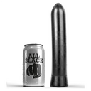 ALL BLACK Dildo Realistico Flessibile 22 cm Ø 5 cm Nero