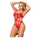 Subblime 954475 Body Traforato con Fiocco Rosso L/XL