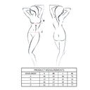 Passion ZOVEL Body Nero in Rete e Pizzo con Ferretto S/M