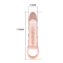 BAILE Guaina Estensore Pene con Cinghia Testicoli 13,5 cm
