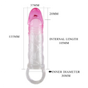 PRETTY LOVE Odes Guaina Allargamento Pene +2 cm Rosa in TPR