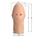 PRETTY LOVE Socker Guaina per Pene Testurizzata Natural