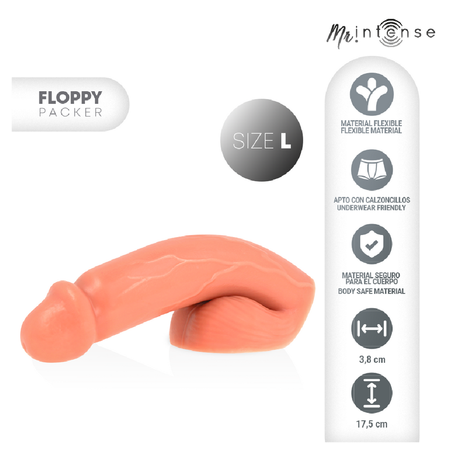 MR INTENSE Floppy Realistic Packer in Silicone Taglia L