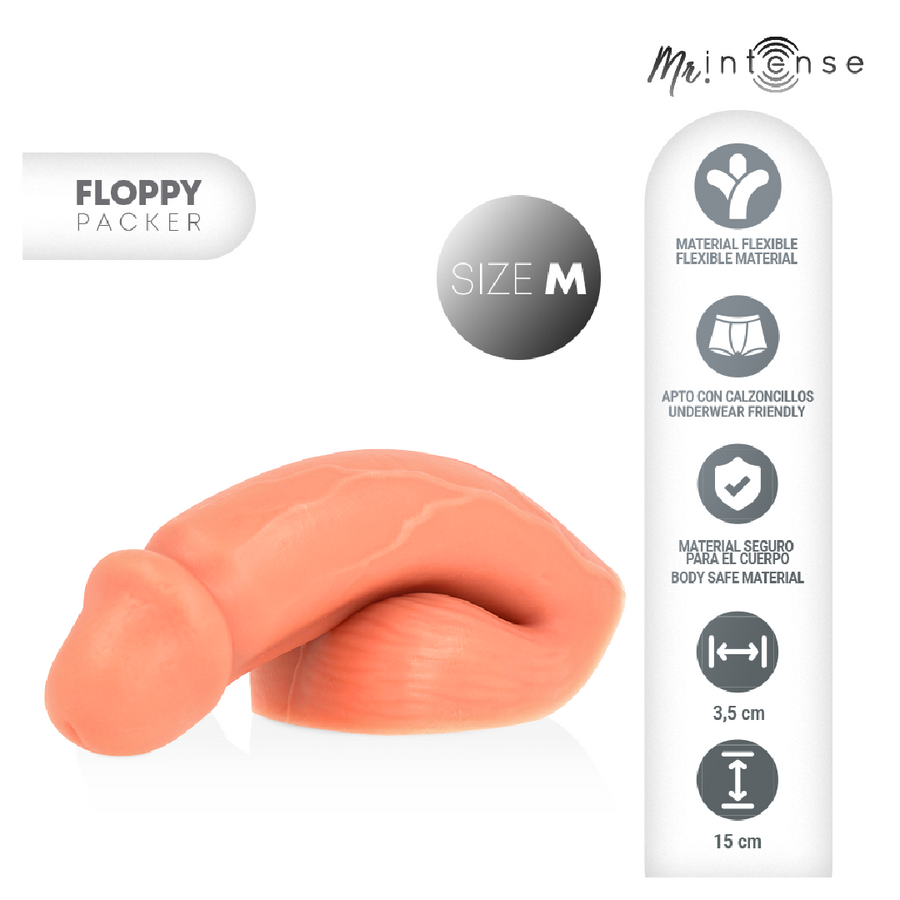 MR INTENSE Floppy Realistic Packer in Silicone Taglia M