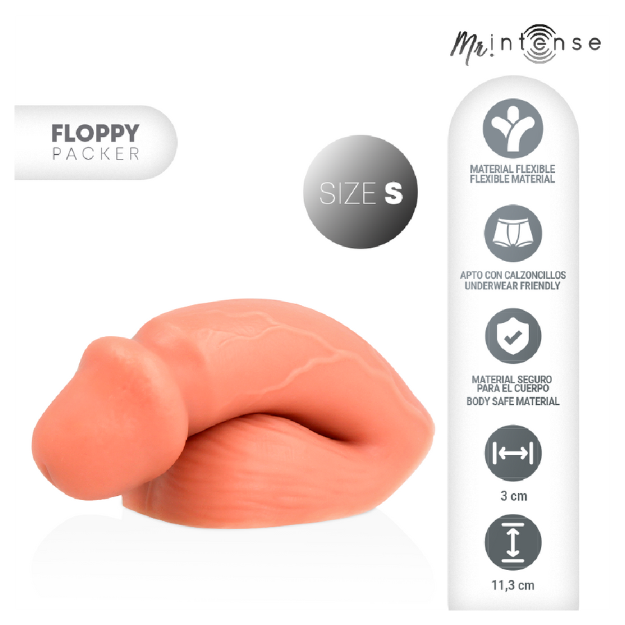 MR INTENSE Floppy Realistic Packer in Silicone Taglia S
