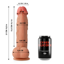 CYBERSILICOCK Saul Dildo Ultra Realistico 21 cm con Ventosa