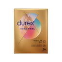 Durex Real Feel Preservativi Senza Lattice 56 mm – 24 Pezzi