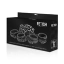 FETISH SUBMISSIVE – Set Cinghie da Letto con Polsini e Cavigliere