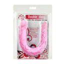 Baile Doppio Dong Doppio Dildo Rosa TPR Impermeabile